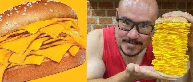 如何讓全世界玩你？泰國漢堡王20層芝士漢堡，全球風靡