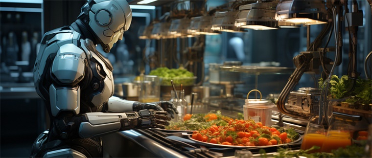 機(jī)器人加速駛?cè)胄〕越?！北京頒發(fā)全國(guó)首張熱食類餐飲機(jī)器人《食品經(jīng)營(yíng)許可證》，全自動(dòng)做新茶飲、煎餅果子等各品類食品