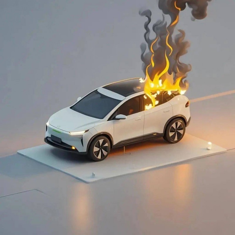 面對電池火燒測試，四個車企誰在作秀？
