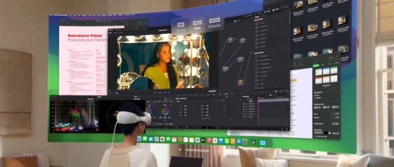 vision Pro的空間帶魚屏，昨天更新了