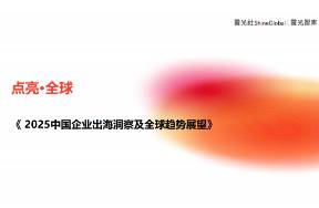 《2025中國企業(yè)出海洞察及全球趨勢展望》