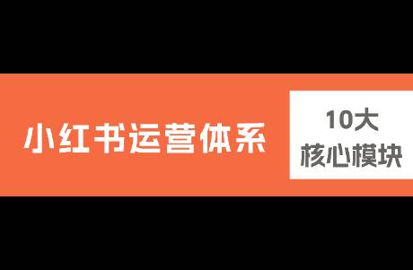小紅書從0到1運營體系丨10大核心模塊，新手照做也能快速